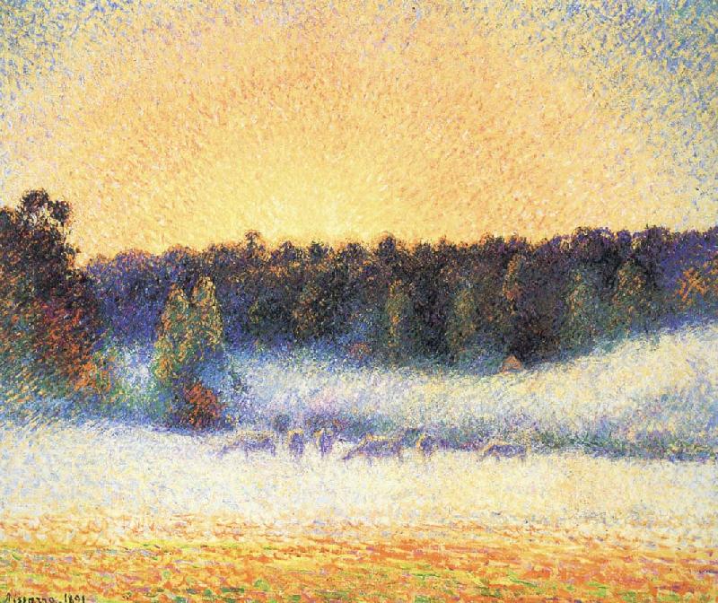 Camille Pissarro Sunsets